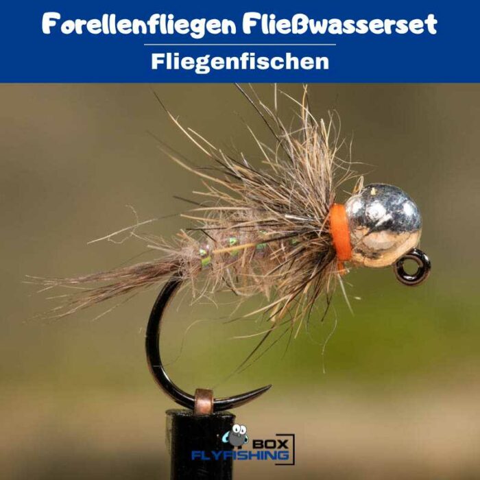 Forellenfliegen Fließwasserset